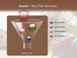 Girl Feeding A Giraffe PowerPoint Template