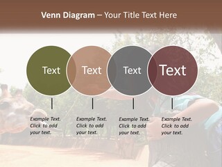 Girl Feeding A Giraffe PowerPoint Template