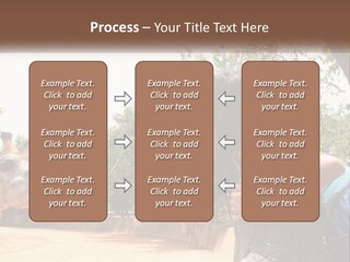 Girl Feeding A Giraffe PowerPoint Template