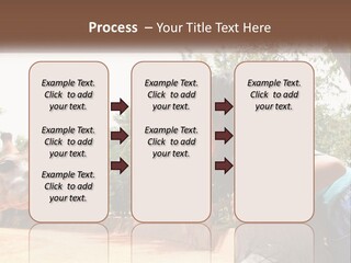 Girl Feeding A Giraffe PowerPoint Template