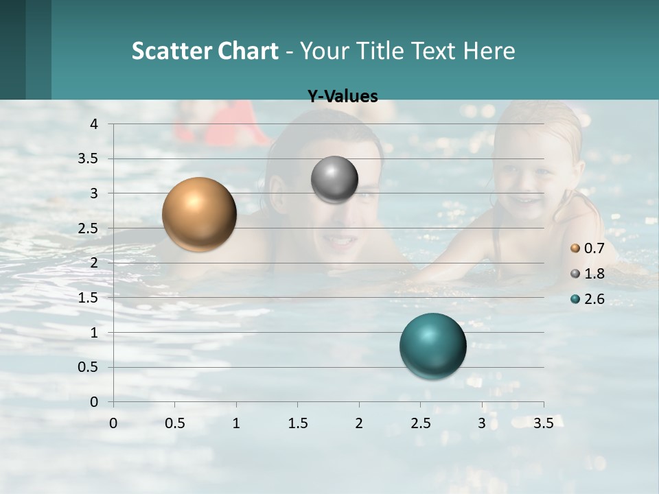 Baby Learns To Swim PowerPoint Template