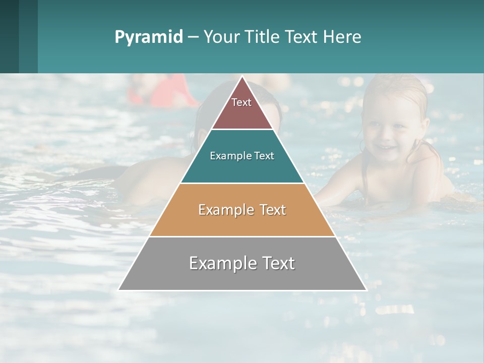 Baby Learns To Swim PowerPoint Template