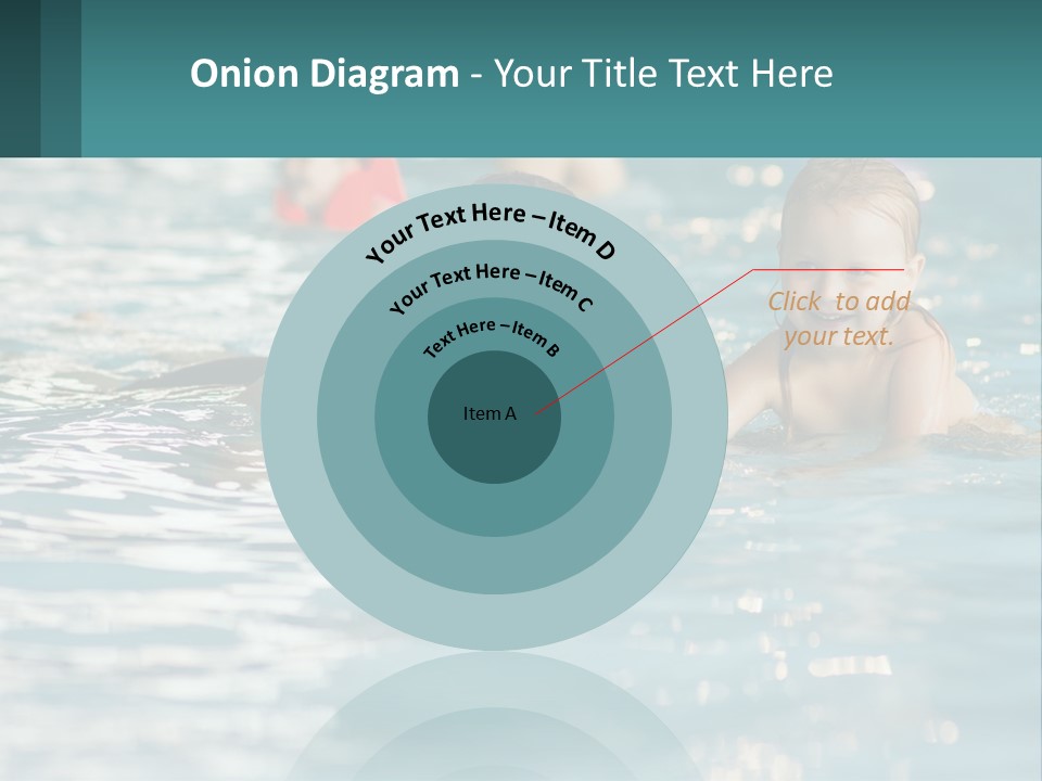 Baby Learns To Swim PowerPoint Template