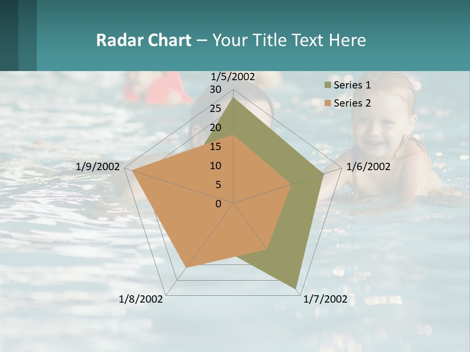 Baby Learns To Swim PowerPoint Template