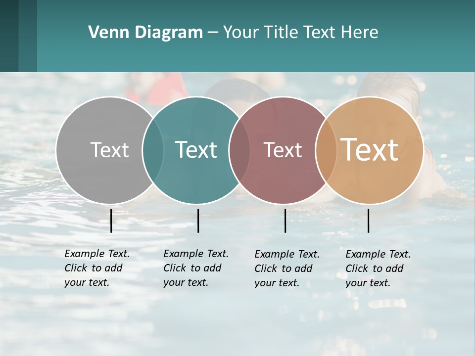 Baby Learns To Swim PowerPoint Template