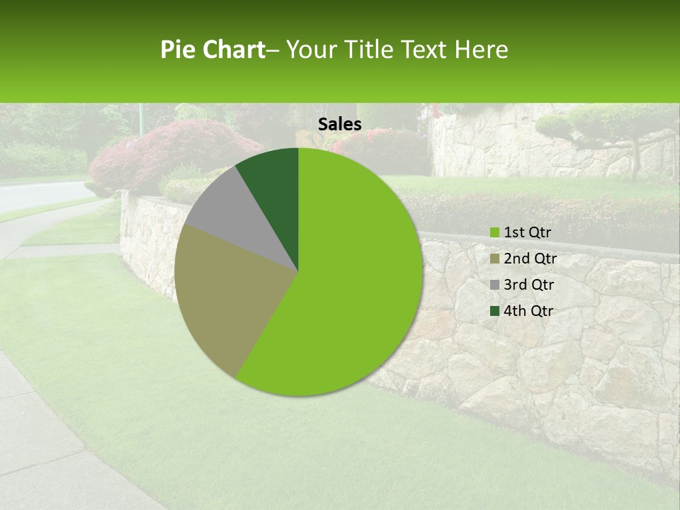 Architectural Structure Of The Garden PowerPoint Template