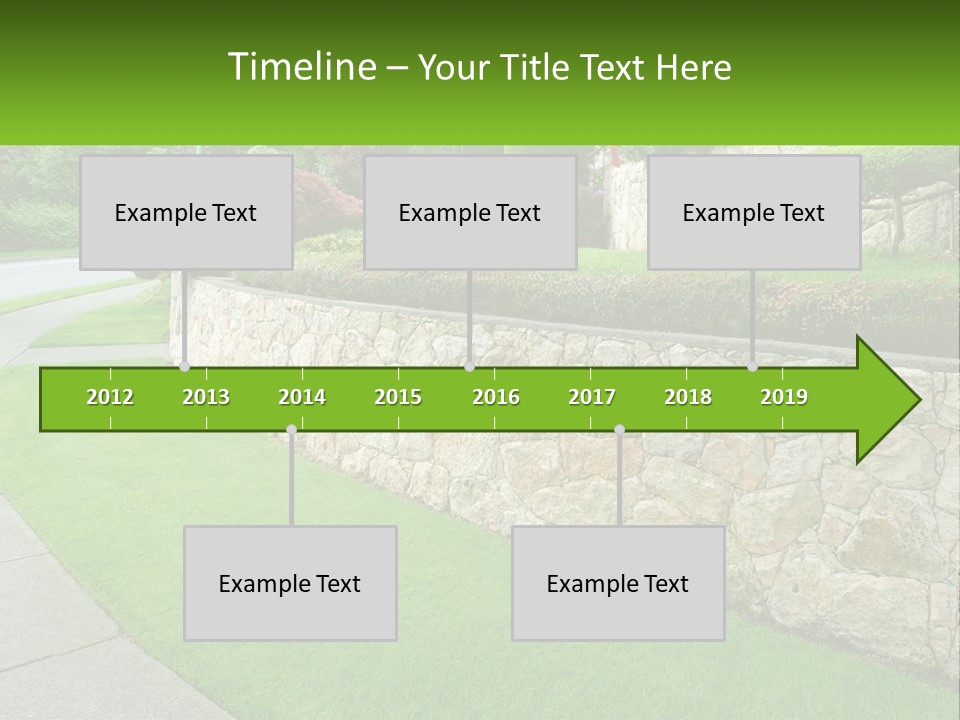 Architectural Structure Of The Garden PowerPoint Template