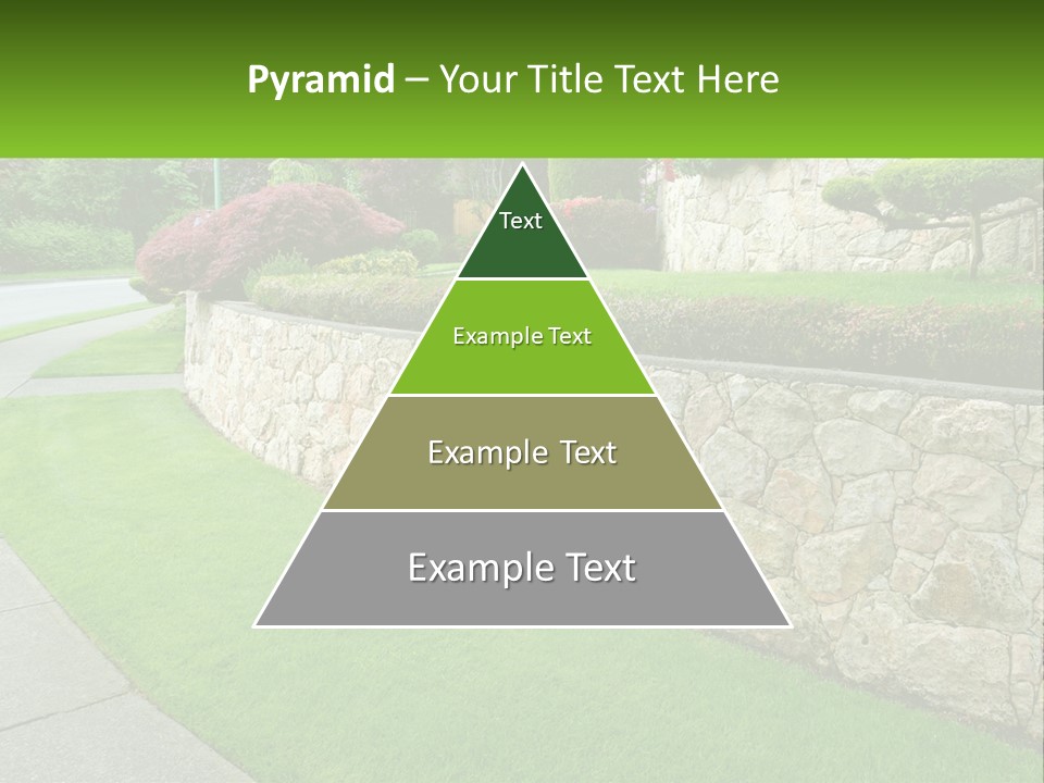 Architectural Structure Of The Garden PowerPoint Template
