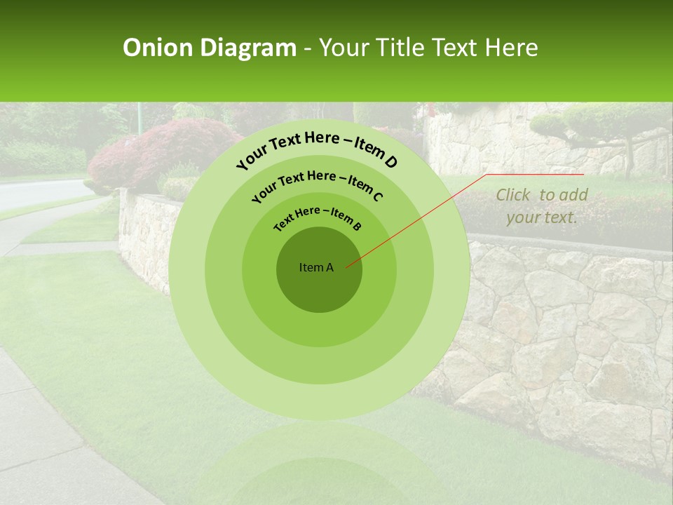 Architectural Structure Of The Garden PowerPoint Template