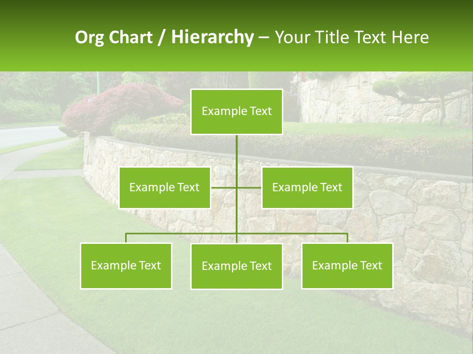 Architectural Structure Of The Garden PowerPoint Template