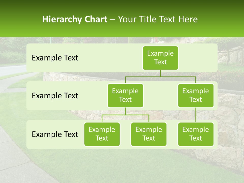 Architectural Structure Of The Garden PowerPoint Template