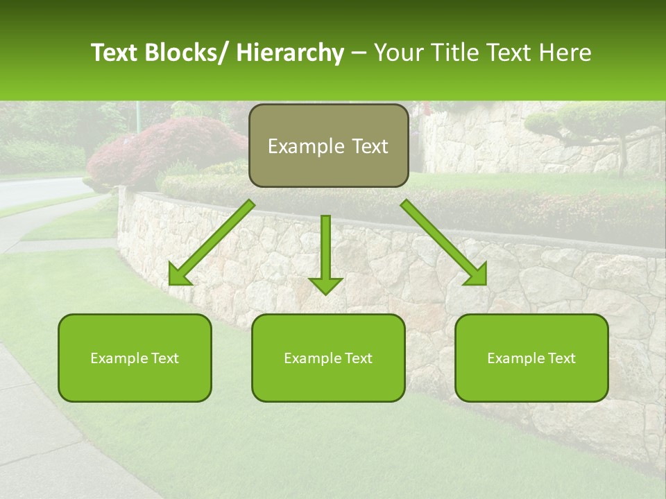 Architectural Structure Of The Garden PowerPoint Template