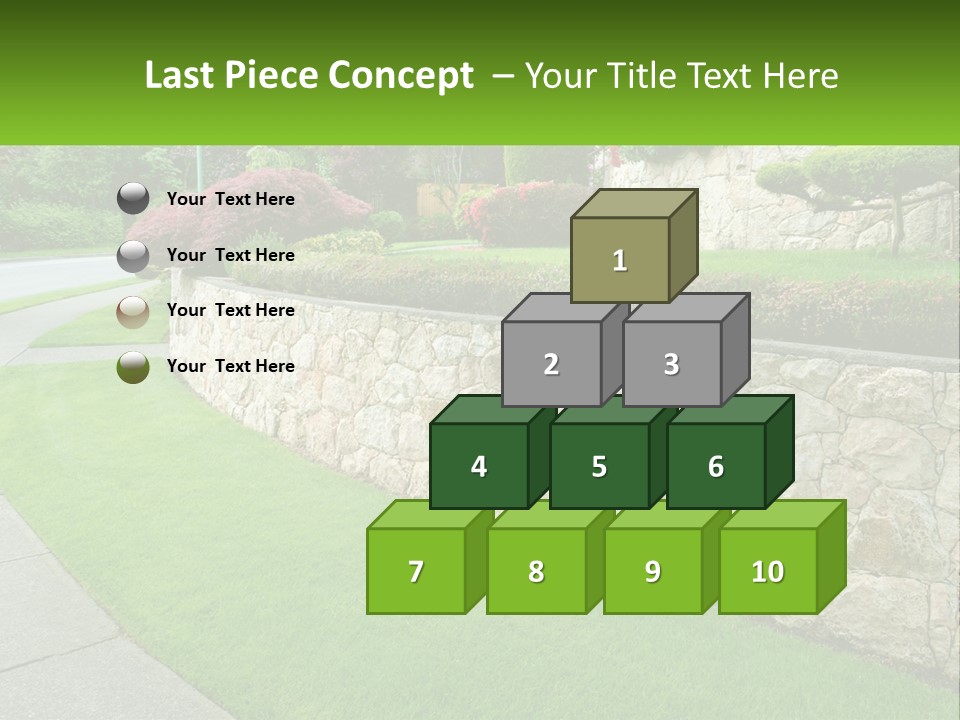 Architectural Structure Of The Garden PowerPoint Template