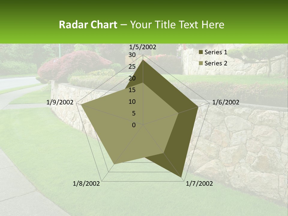 Architectural Structure Of The Garden PowerPoint Template