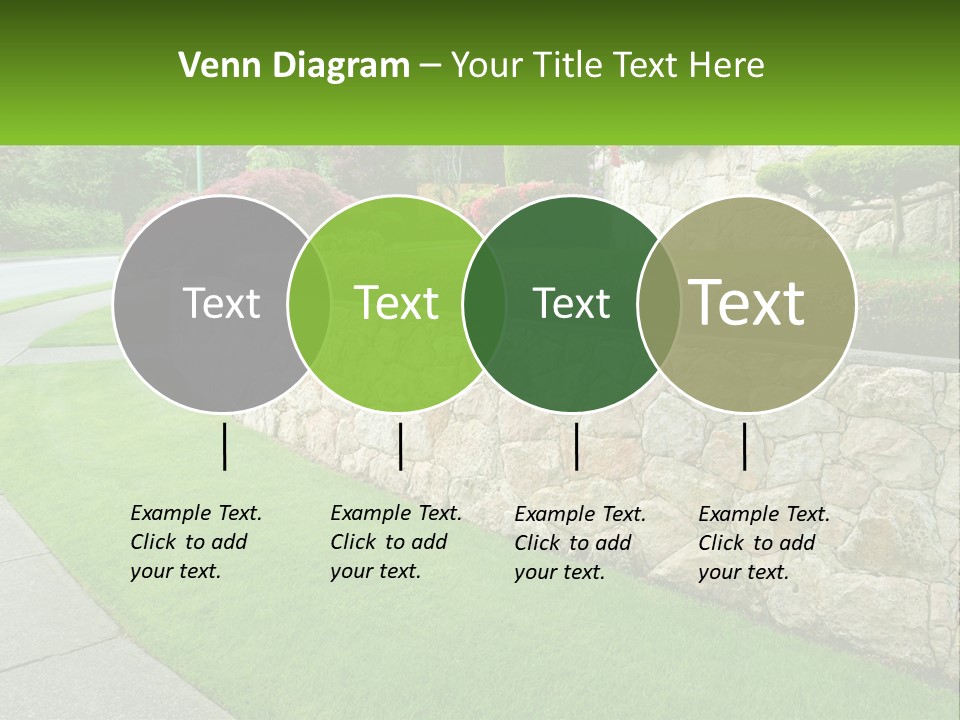 Architectural Structure Of The Garden PowerPoint Template