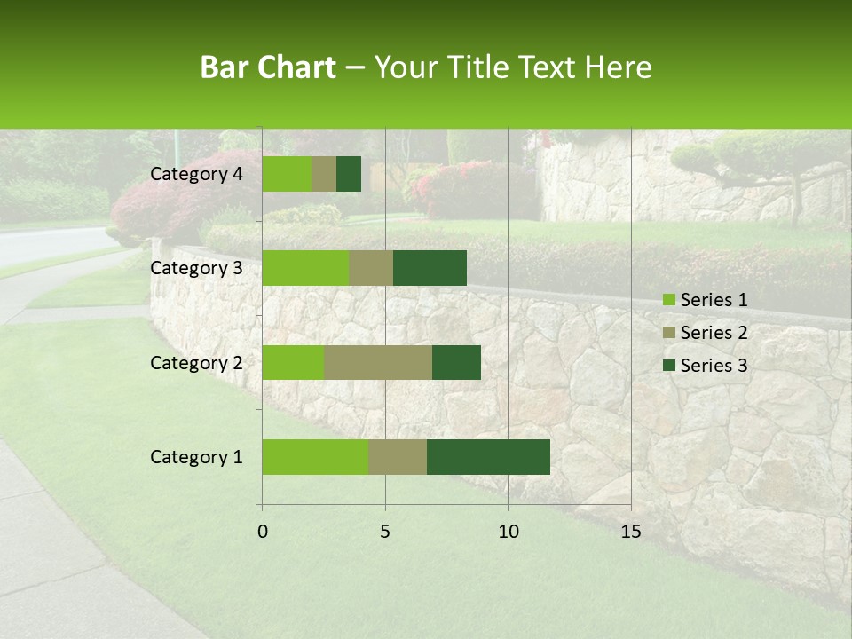 Architectural Structure Of The Garden PowerPoint Template