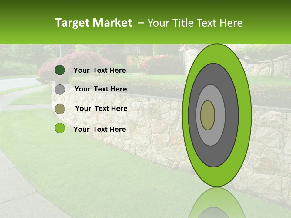 Architectural Structure Of The Garden PowerPoint Template