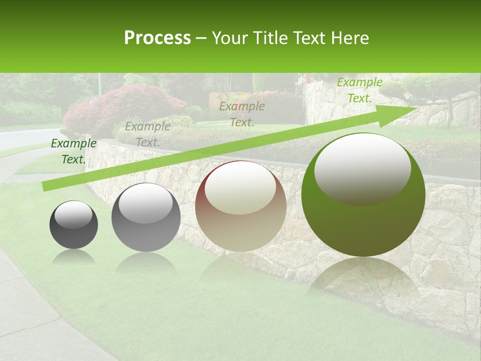 Architectural Structure Of The Garden PowerPoint Template