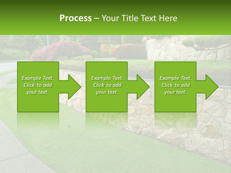 Architectural Structure Of The Garden PowerPoint Template