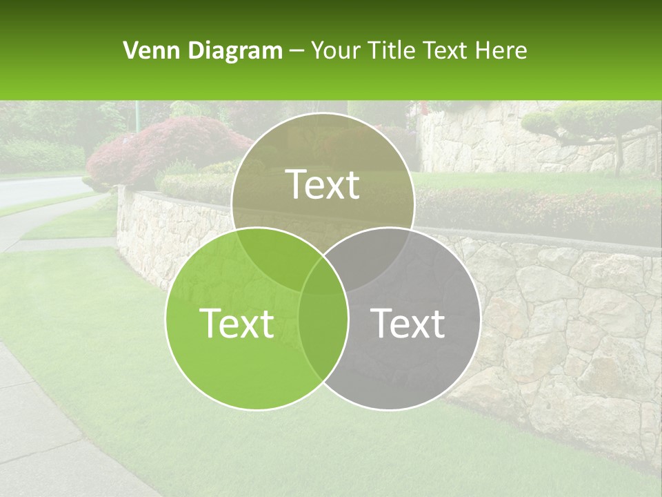 Architectural Structure Of The Garden PowerPoint Template