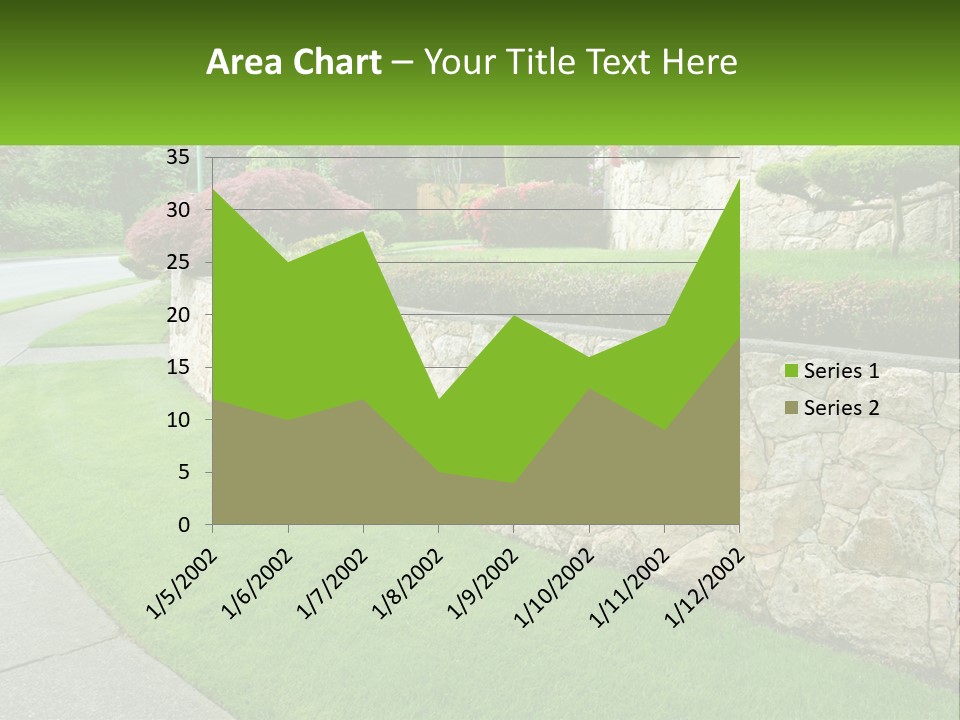 Architectural Structure Of The Garden PowerPoint Template