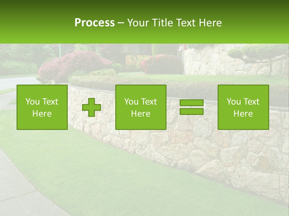 Architectural Structure Of The Garden PowerPoint Template