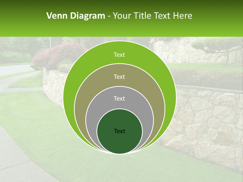 Architectural Structure Of The Garden PowerPoint Template
