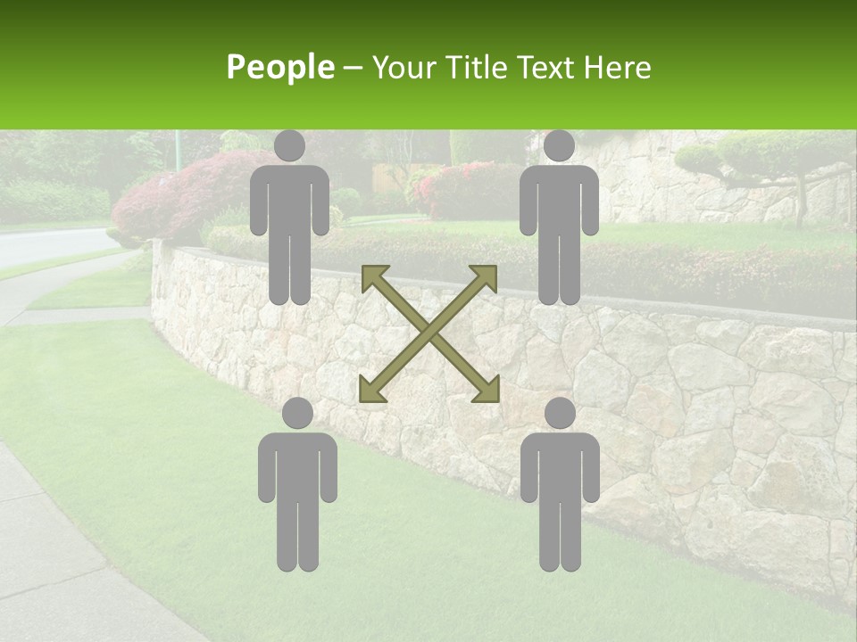 Architectural Structure Of The Garden PowerPoint Template