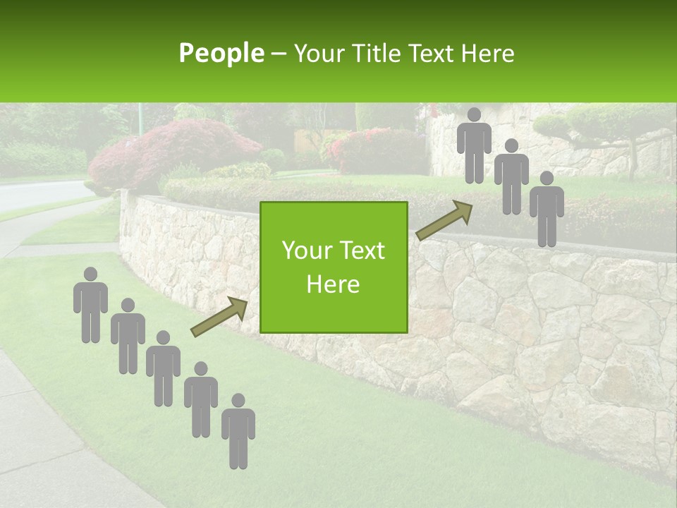 Architectural Structure Of The Garden PowerPoint Template