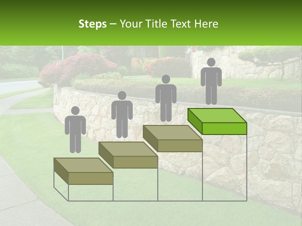 Architectural Structure Of The Garden PowerPoint Template