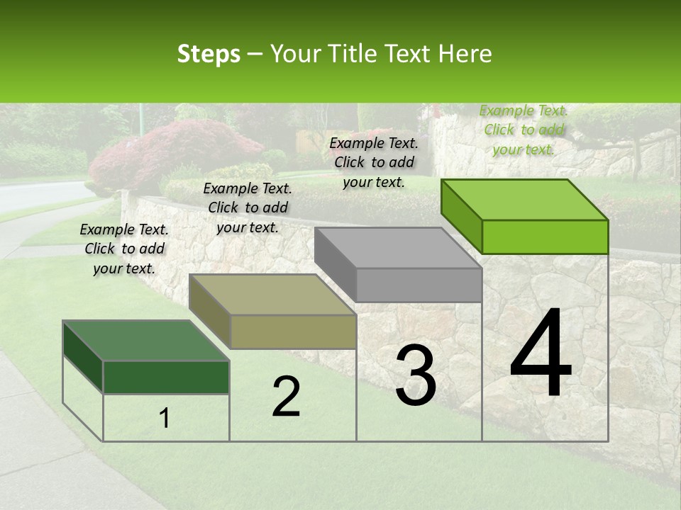Architectural Structure Of The Garden PowerPoint Template