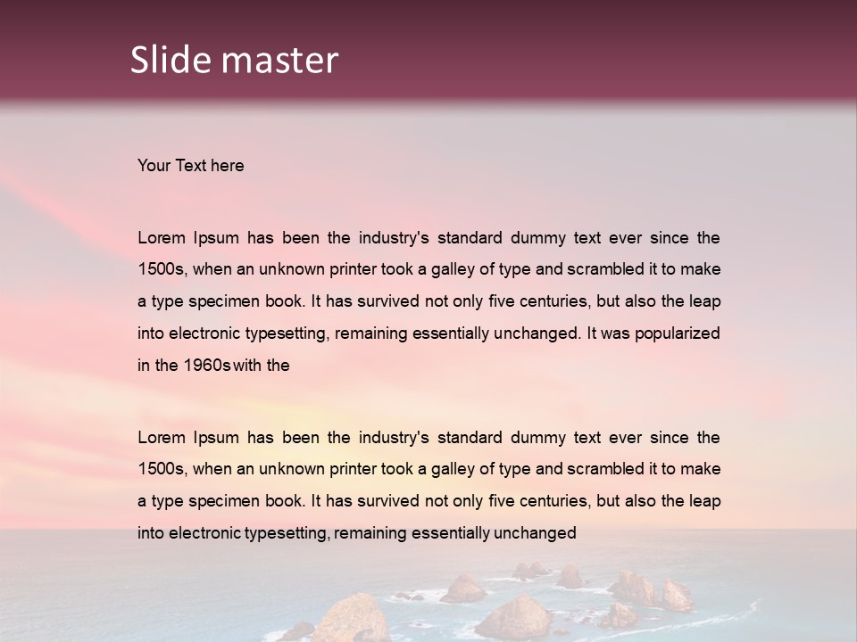 Natural Landscape PowerPoint Template