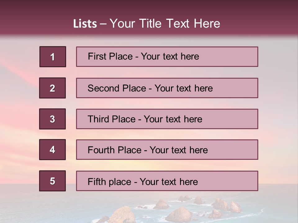 Natural Landscape PowerPoint Template