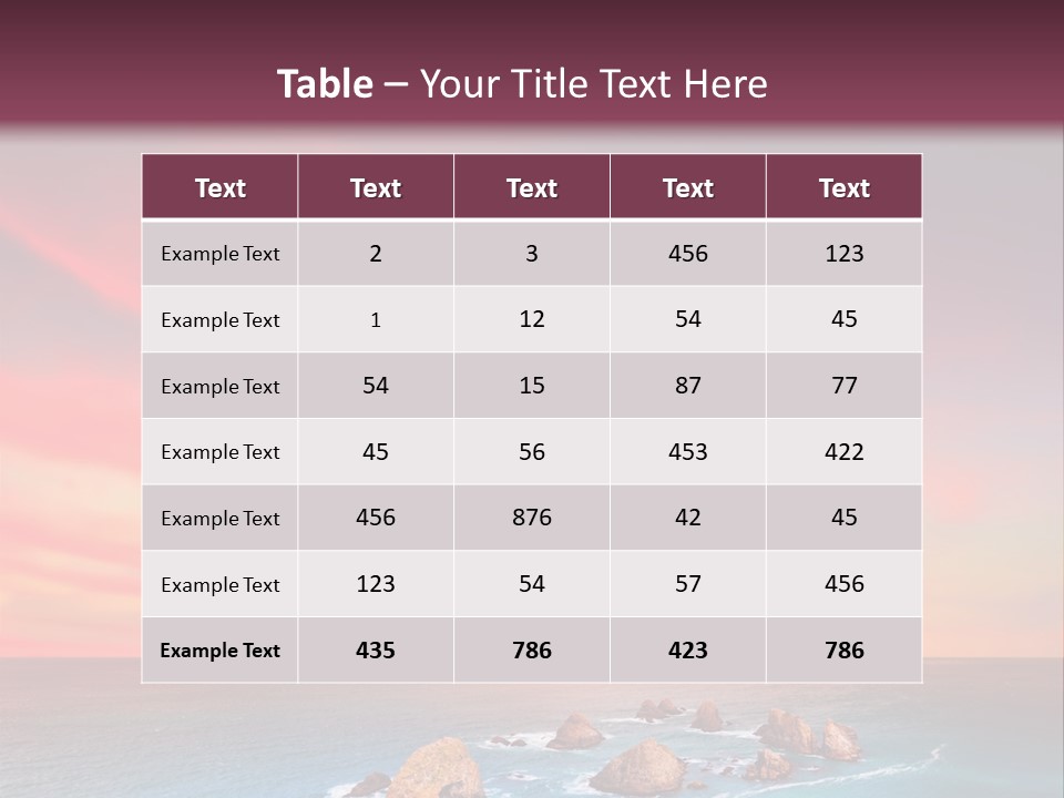 Natural Landscape PowerPoint Template