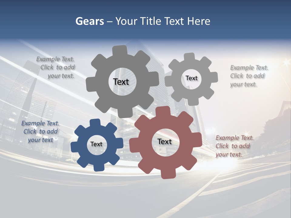 Night City PowerPoint Template