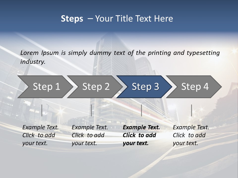 Night City PowerPoint Template