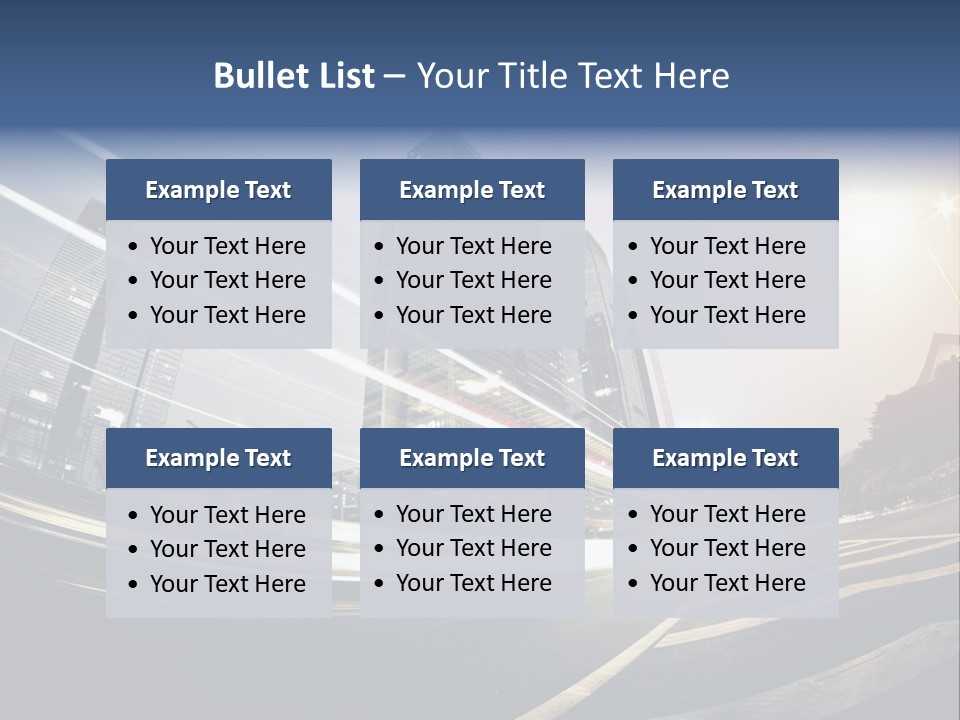 Night City PowerPoint Template