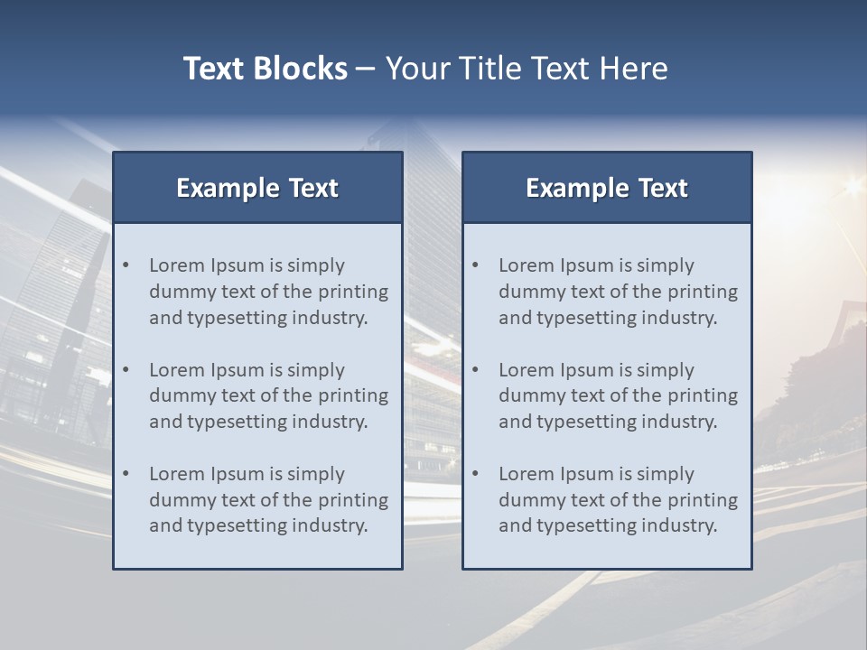 Night City PowerPoint Template
