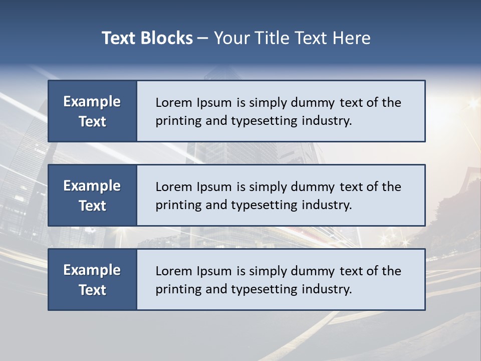 Night City PowerPoint Template