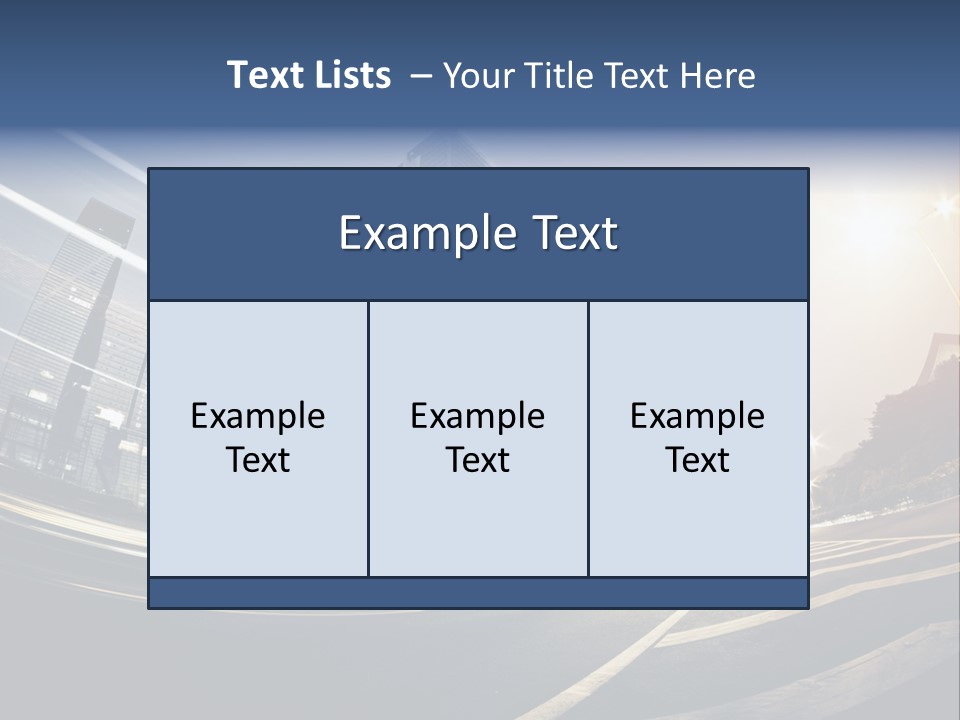 Night City PowerPoint Template