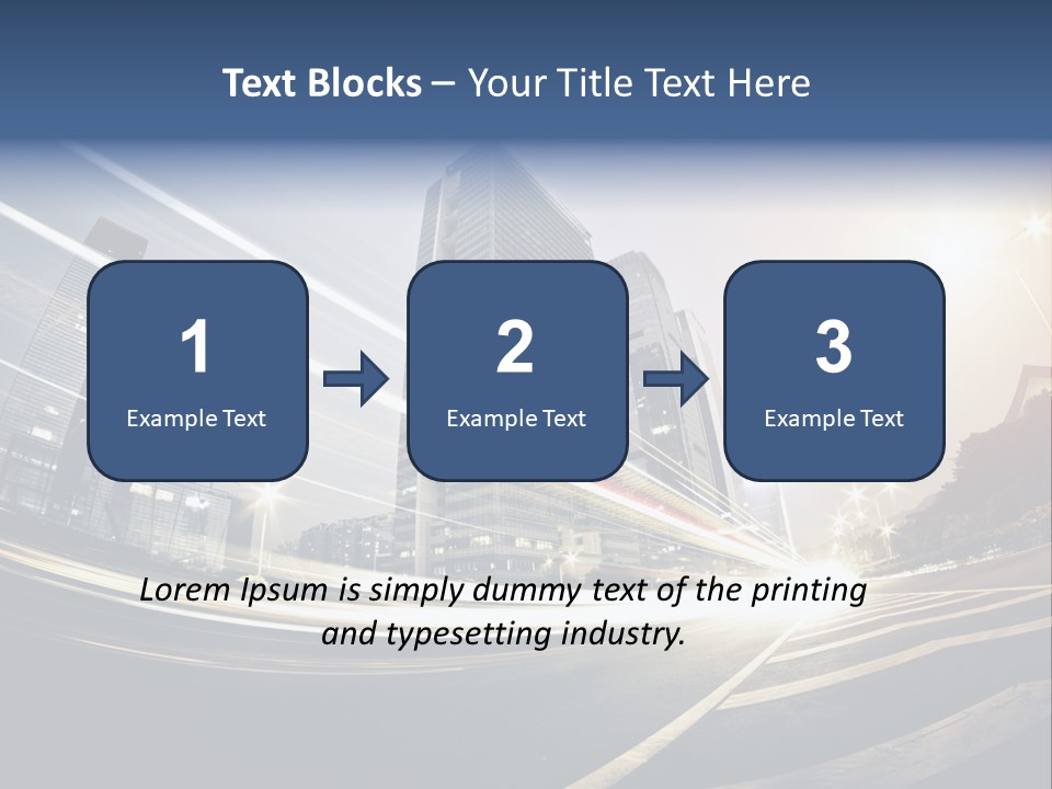 Night City PowerPoint Template