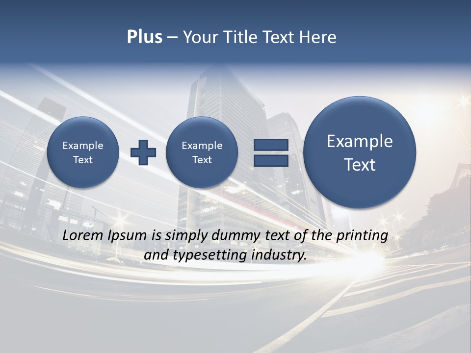 Night City PowerPoint Template