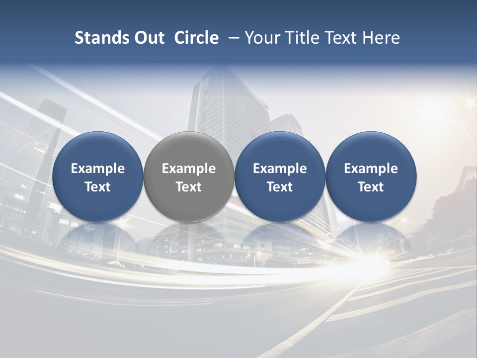 Night City PowerPoint Template
