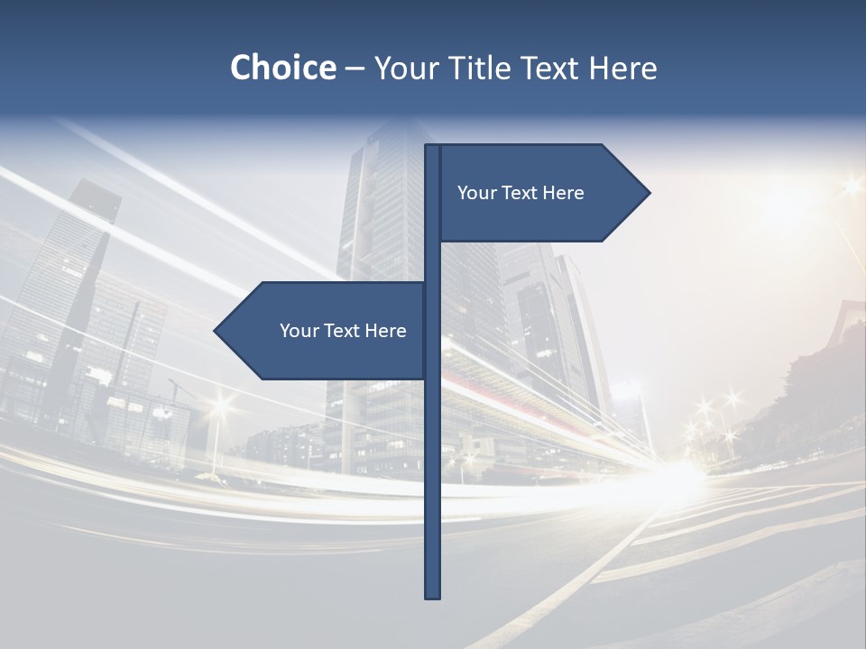 Night City PowerPoint Template