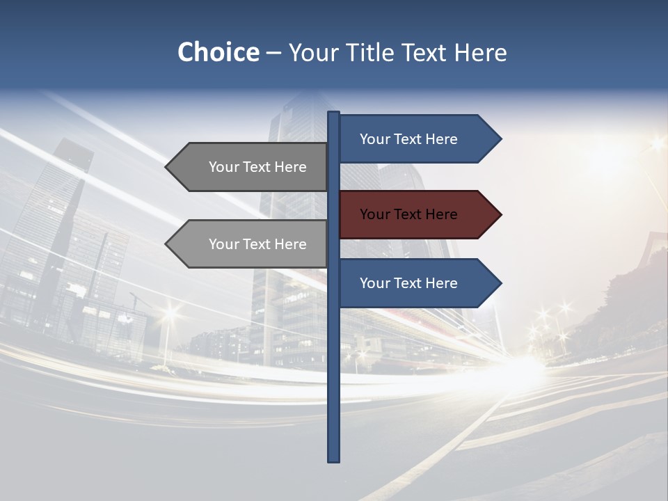 Night City PowerPoint Template
