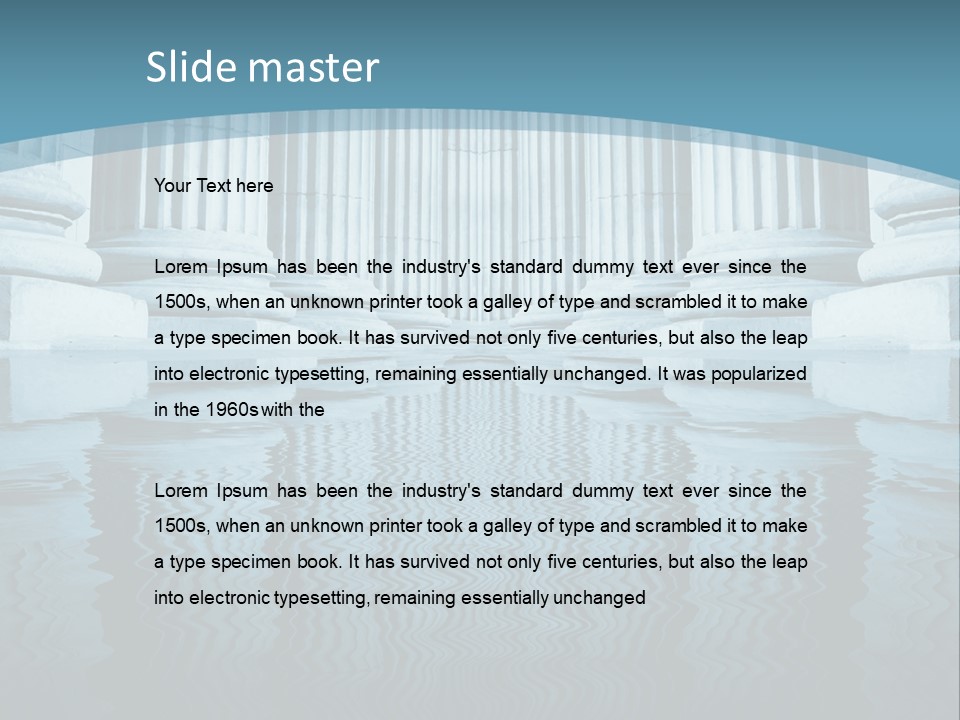 The Judicial Process PowerPoint Template