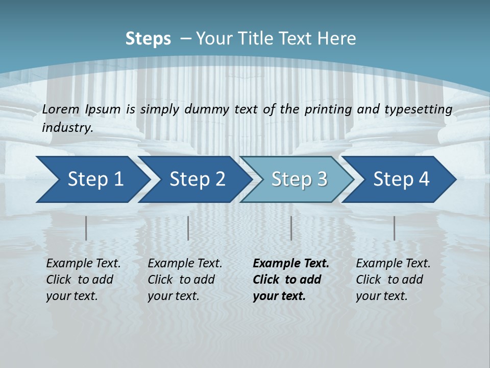 The Judicial Process PowerPoint Template