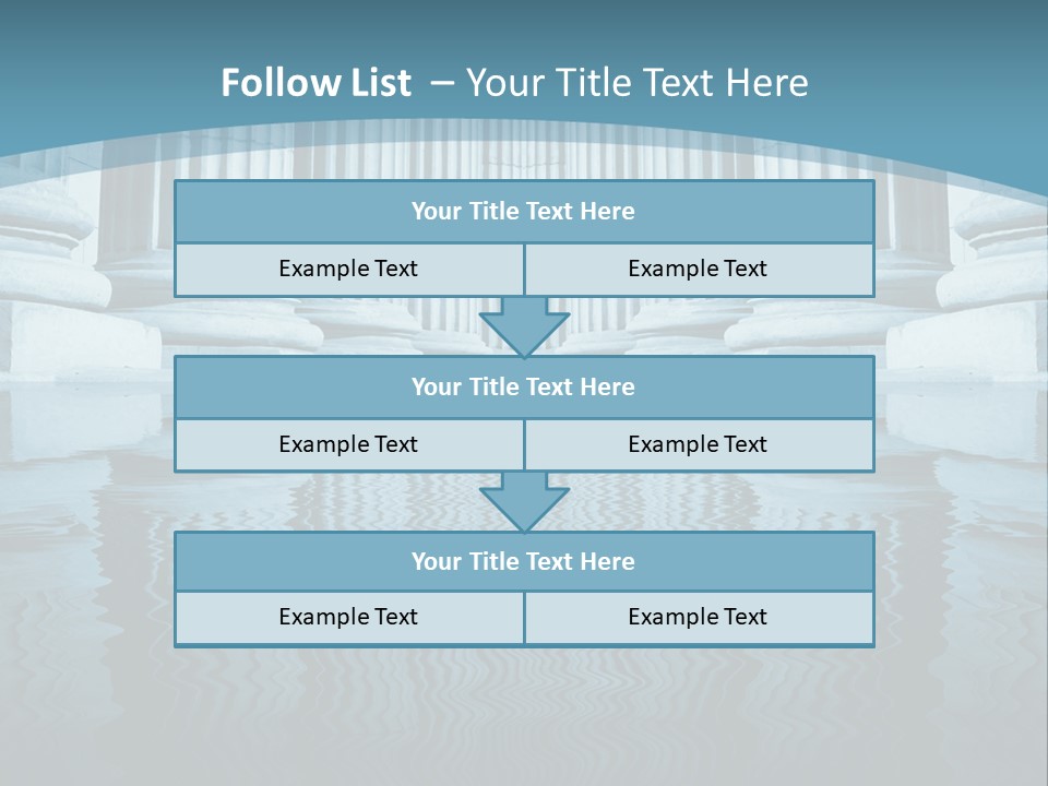 The Judicial Process PowerPoint Template