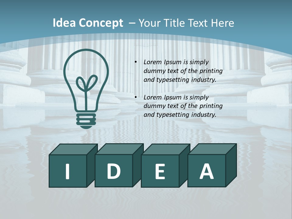 The Judicial Process PowerPoint Template