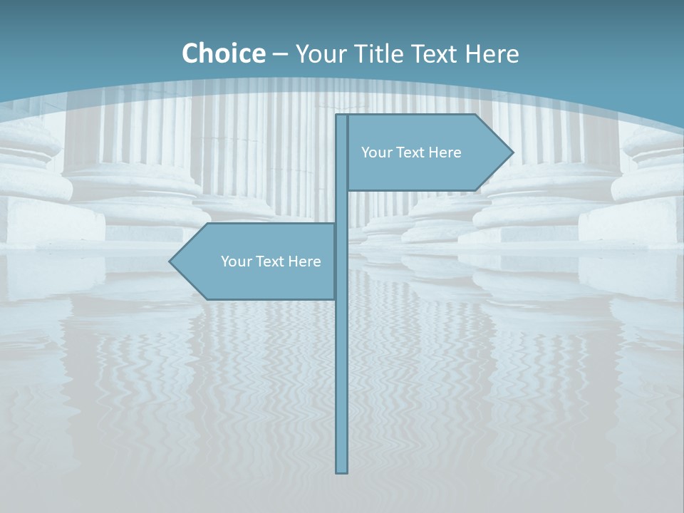 The Judicial Process PowerPoint Template